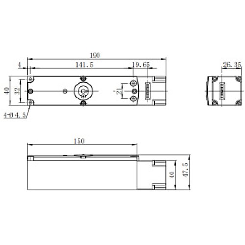 Дверной выключатель безопасности CYNDAR CDSD-T3PAM-20/11