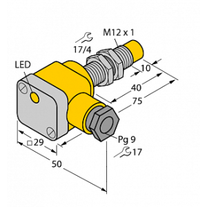 Индуктивный датчик TURCK NI5-G12SK-AP6X