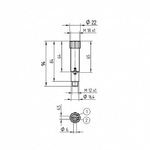 Усилитель для оптоволоконных датчиков Wenglor UC55PCV3