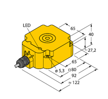 Индуктивный датчик TURCK NI60-Q80-Y1X