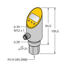 Датчик давления TURCK PS025V-311-LI2UPN8X-H1141