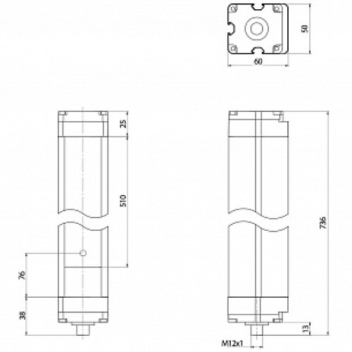 Световая завеса безопасности Micro Detectors LP4ER/0A-050L12