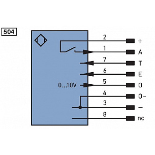Датчик контрастной метки Wenglor YP11MVV80
