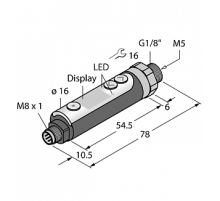 Датчик давления TURCK PK01VR-P13-2UP8X-V1141