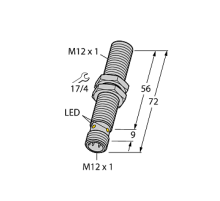 Индуктивный датчик TURCK BI3U-M12EE-AP6X-H1141