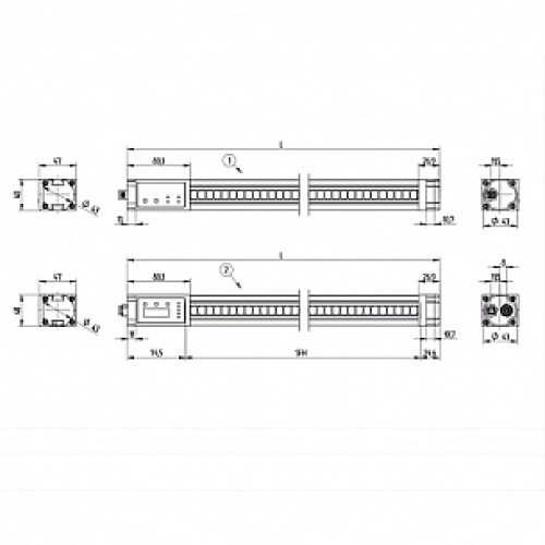 Световая завеса безопасности Wenglor SEFG417