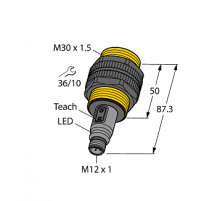 Емкостной датчик уровня TURCK BCT10-S30-UN6X2T-H1151