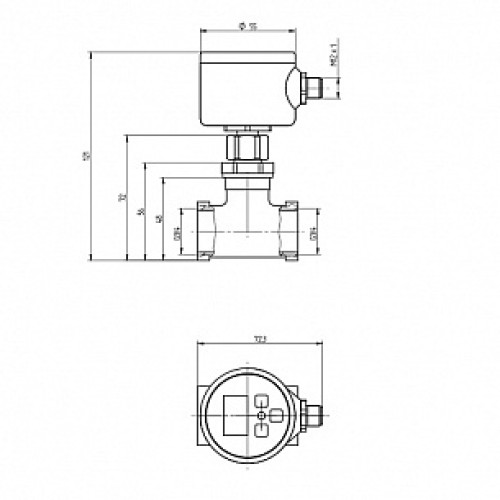Калориметрический датчик потока Wenglor FFAF210