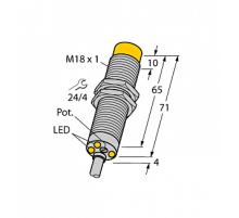  Индуктивный датчик TURCK DNI12U-M18E-AP4X3