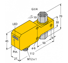 Датчик потока TURCK FCI-D06CTP-ARX-H1140