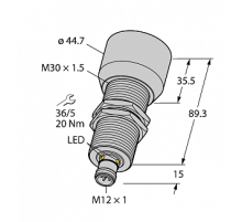  Ультразвуковой датчик TURCK RU600U-M30E-LI8X2-H1151