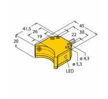 Индуктивный датчик TURCK NI4-DS20-2Y1X2