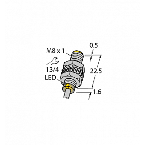 Индуктивный датчик TURCK BI3-M08K-AN6X