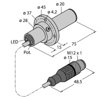 Датчик потока TURCK FCS-K20-AP8X-H1141/3M
