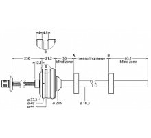  Датчик линейных перемещений TURCK LTE150M-HT10-LU10-P-0.25-H1151
