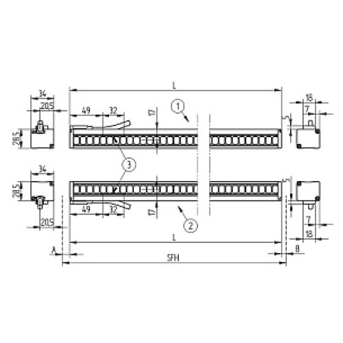 Световая завеса безопасности Wenglor SEMG418