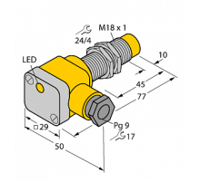 Индуктивный датчик TURCK NI12U-EG18SK-VN4X