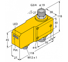 Датчик потока TURCK FCI-D20A4P-AP8X-H1141