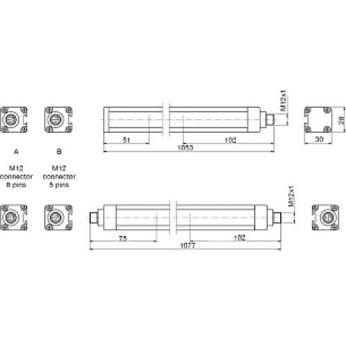 Световая завеса безопасности Micro Detectors LS2ER/0C-090H