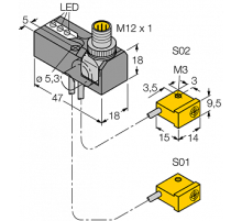 Индуктивный датчик TURCK NI2-Q9.5-0.1-BDS-2AP6X3-H1141/S34