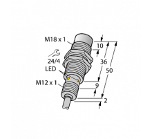 Индуктивный датчик TURCK NI15U-EM18WD-AP6X