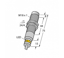 Индуктивный датчик TURCK NI7-EM18WD-AP6X/S929