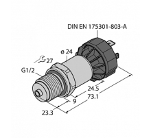 Датчик давления TURCK PT2.5R-1008-I2-DA91