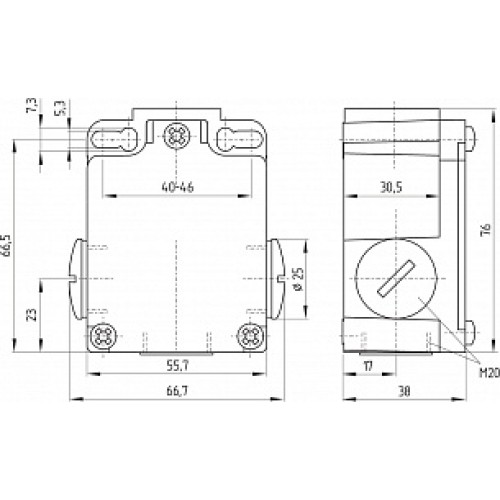 Kонцевой выключатель безопасности Schmersal EX-Z4VH 355-02Z-3G/D