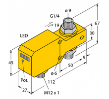 Датчик потока TURCK FCI-D10A4P-ARX-H1140