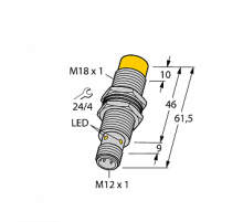 Индуктивный датчик TURCK NI15U-M18M-VP6X-H1141