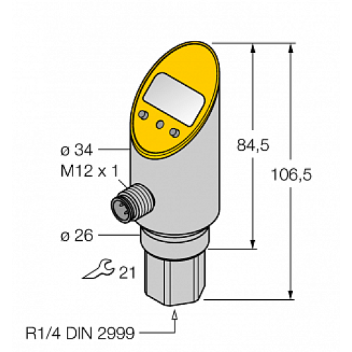 Датчик давления TURCK PS100R-311-2UPN8X-H1141