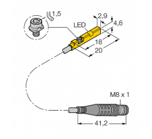 Магнитный датчик TURCK BIM-UNR-AP6X-0.3-PSG3M