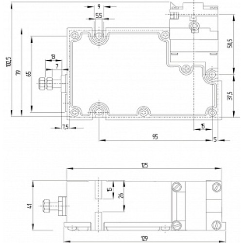 Дверной выключатель безопасности Schmersal TZF.NEM.CHI24VDC