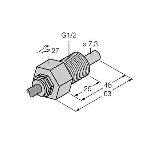 Датчик потока TURCK FCS-GL1/2A4-NAEX0