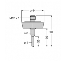 Датчик температуры TURCK TP-504A-DN25K-H1141-L035
