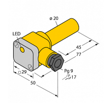 Индуктивный датчик TURCK NI10-K20SK-AZ3X