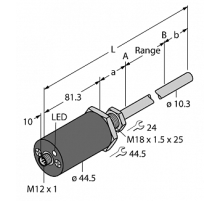  Датчик линейных перемещений TURCK LTX1700M-F10-SSI2-GAF1-X3-H1161