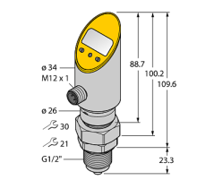 Датчик давления TURCK PS016V-508-LI2UPN8X-H1141/3GD
