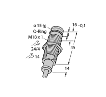Индуктивный датчик TURCK BID2-G180-AP6/S212