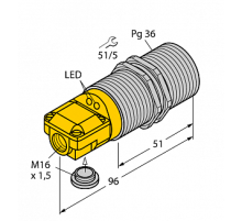 Индуктивный датчик TURCK BI25-G47SR-FZ3X2
