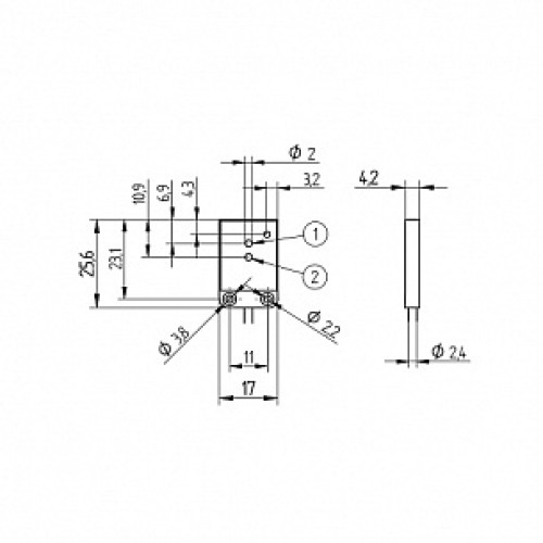 Оптический датчик Wenglor T1FL06VB