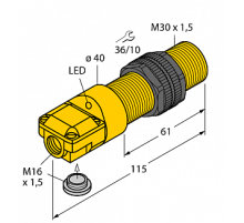 Индуктивный датчик TURCK BI10-P30SR-AN6X
