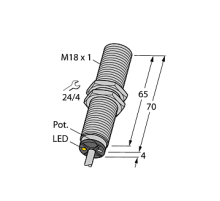 Емкостной датчик TURCK BC5-M18-AP4X