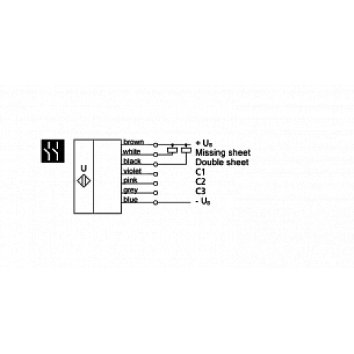 Датчик двойного листа Microsonic dbk+4/M12/3BEE/M18 E+S