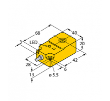 Индуктивный датчик TURCK BI15U-Q20-AP6X2