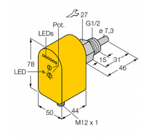 Датчик потока TURCK FTCS-G1/2A4P-2AP8X-H1140