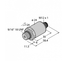 Датчик давления TURCK PT3000PSIG-2021-I2-H1143