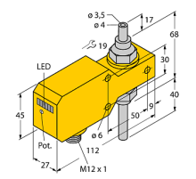 Датчик потока TURCK FCI-TCD04A4P-ARX-H1140