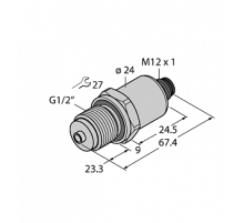 Датчик давления TURCK PT1R-1008-U1-H1141