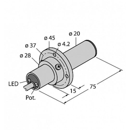 Датчик потока TURCK FCS-K20-LIX